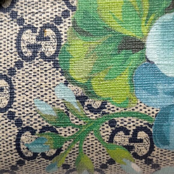 Authentic Gucci Navy Blue PVC Hand Bag mn780-121325 - Picture 8 of 16